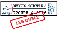 1iere manche D2 groupe 4 2026 matches